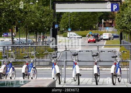 Programme de partage de vélos Bysykkel City vélos location de vélos à Oslo, Norvège, Europe Banque D'Images