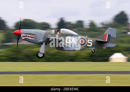 P - 51D Mustang Banque D'Images