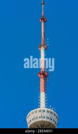 Fragment de Tbilissi TV Broadcasting Tower , Géorgie Banque D'Images