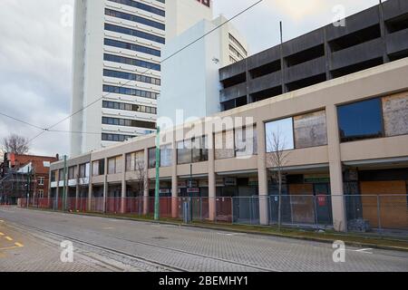 Christchurch, Nouvelle-Zélande - 10 juin 2017 : bâtiments endommagés par un séisme Banque D'Images