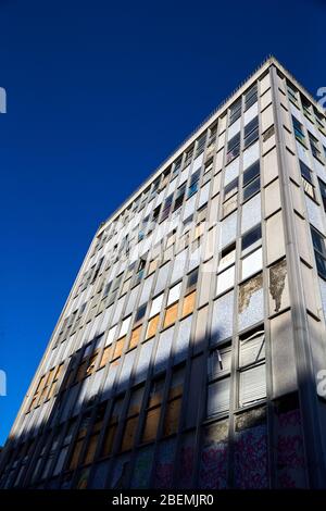 Christchurch, Nouvelle-Zélande - 10 juin 2017 : séisme endommagé bâtiment Banque D'Images