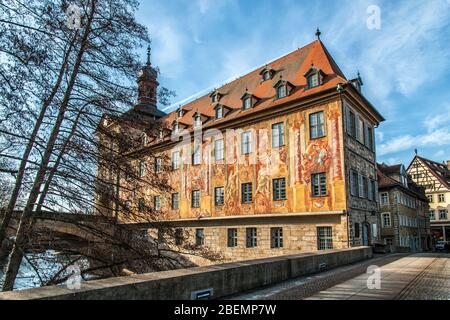 La vieille mairie de Bamberg Banque D'Images