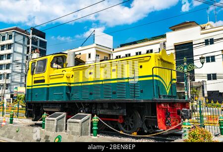 Monument des locomotives diesel à Yogyakarta, Indonésie Banque D'Images