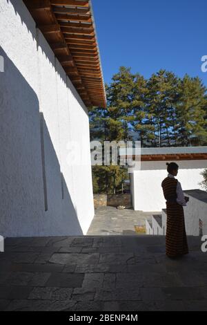 Amankora Thimphu Lodge, Bhoutan. Banque D'Images