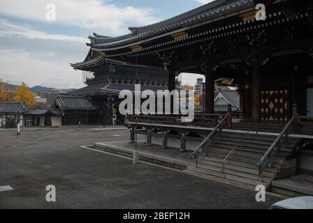 Temple Higashi Hongan-ji, 754 Tokiwacho, quartier Shimogyo, Kyoto, 600-8505, Japon Banque D'Images