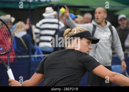 Angelique Kerber, d'Allemagne, pratiquant à Eastbourne, Devonshire Park en 2019. Angie est un ancien joueur de tennis numéro 1 au monde lors de la tournée WTA Banque D'Images