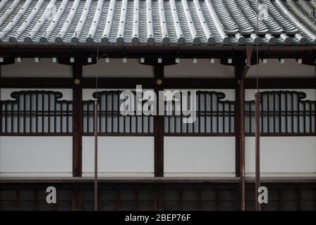 Temple Higashi Hongan-ji, 754 Tokiwacho, quartier Shimogyo, Kyoto, 600-8505, Japon Banque D'Images