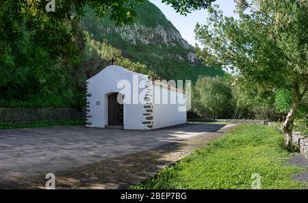 La Gomera - Église Ermita San Isidro dans la forêt près d'Epina Banque D'Images