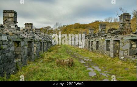 Casernes d'Anglesey à Dinorwig, Llanberis, au nord du Pays de Galles Banque D'Images