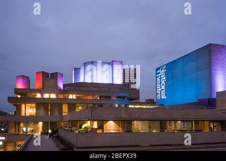 Royal National Theatre, South Bank, Londres, Royaume-Uni Banque D'Images