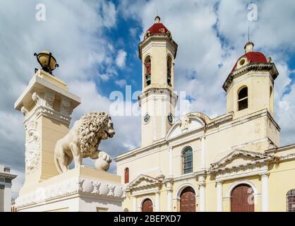 Cathédrale de Purisima Concepcion, place principale, Cienfuegos, province de Cienfuegos, Cuba Banque D'Images