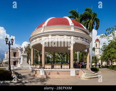 Parc José Marti, place principale, Cienfuegos, province de Cienfuegos, Cuba Banque D'Images