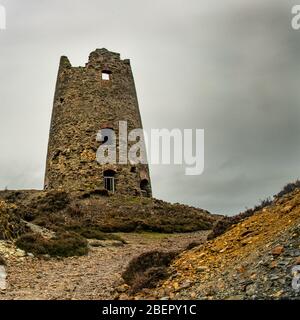 Mine de cuivre de Parys Mountain à Anglesey Banque D'Images