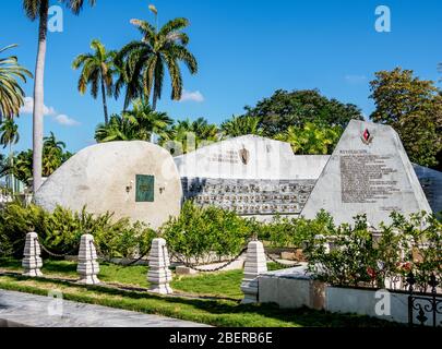 Tombe de Fidel Castro, cimetière de Santa Ifigenia, Santiago de Cuba, Province de Santiago de Cuba, Cuba Banque D'Images