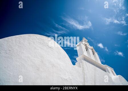 Panagia Pantanassa sur l'île de Folegandros, Cyclades, Grèce Banque D'Images