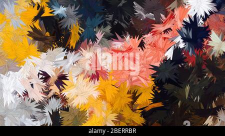 Graphisme géométrique coloré abstrait, texture d'arrière-plan graphique abstrait, Art conceptuel moderne Art.D1Raffiche Banque D'Images