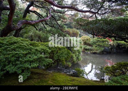 Palais impérial de Kyoto, 3 Kyotogyen, quartier Kamigyo, Kyoto, 602-0881, Japon Banque D'Images