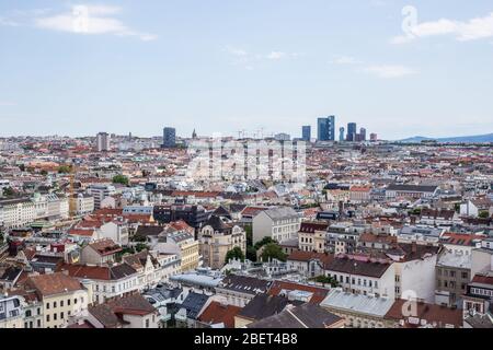 Vue panoramique sur Vienne, Autriche Banque D'Images