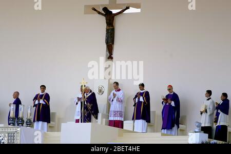 Le Pape Benoît a visité quelques endroits à Guanajuato lors de son premier séjour sur la terre mexicanas.Joseph Ratzinger. El Papa Benedicto XVI visito algunos lugares de Banque D'Images