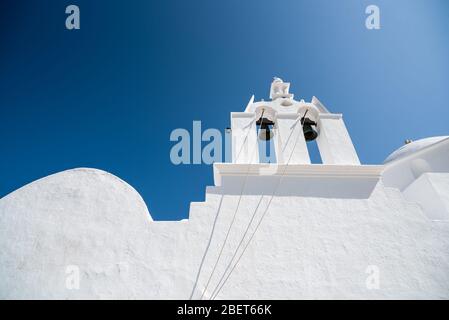 Panagia Pantanassa sur l'île de Folegandros, Cyclades, Grèce Banque D'Images