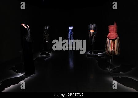 Italie, Milan- 22 février 2020: Armani/Silos, l'espace d'art de la mode de Milan dédié au style Armani Banque D'Images