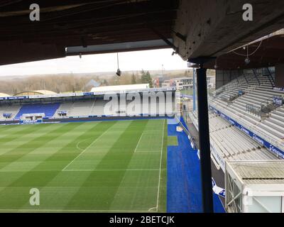 Auxerre , Bourgogne Franche Comté / France - 10 27 2019 : a.j. auxerre football équipe stade Arena Banque D'Images