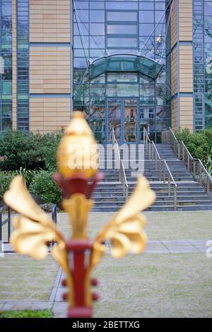 À l'extérieur du centre Darwin, du musée d'histoire naturelle de Londres Banque D'Images