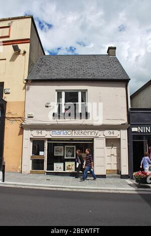 Kilkenny / Irlande - 02 août 2013: La maison ancienne, Kilkenny, Irlande Banque D'Images