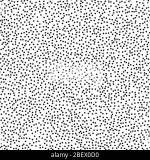 Motif points sans couture haute densité du pointillisme. Demi-teinte monochrome abstraite. Il vous suffit de passer aux nuances et de profiter de l'EPS 10 Illustration de Vecteur