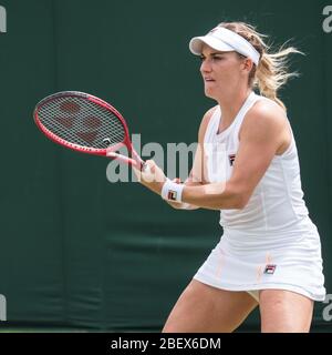 Tímea Babos à Wimbledon 2019 Banque D'Images