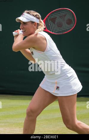 Tímea Babos à Wimbledon 2019 Banque D'Images