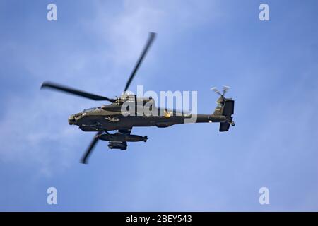 De l'air israélienne (IAF), de l'hélicoptère Bell AH-1 Cobra en vol Banque D'Images