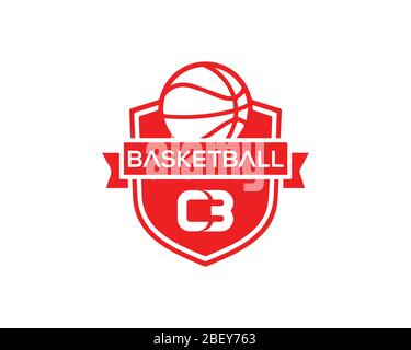 Logo basket-ball Illustration de Vecteur