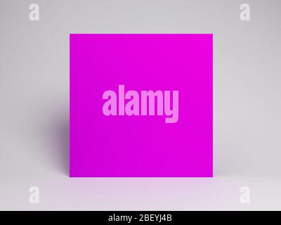 Scène abstraite minimale avec podium et fond abstrait. Forme géométrique. Scène aux couleurs pastel roses. Banque D'Images