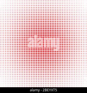 Fond blanc avec points rouges Illustration de Vecteur