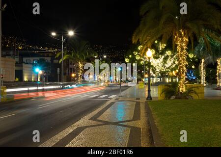 Carnival lights; Funchal; Madère 2019; Banque D'Images