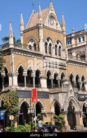 Mumbai, Inde-MARS 04,2013 : Bibliothèque David Sassoon, monument architectural DE LA VILLE DE MUMBAY Banque D'Images