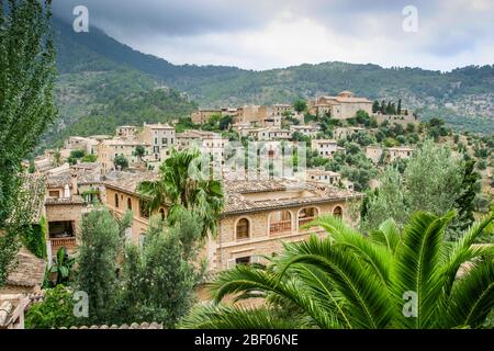 Paysage créatif de Deia, Majorque Banque D'Images