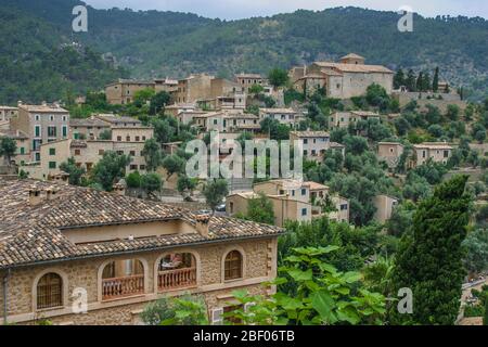 Paysage créatif de Deia, Majorque Banque D'Images