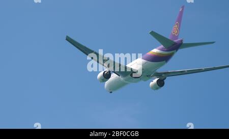 Boeing 777 de Thai Airways Banque D'Images