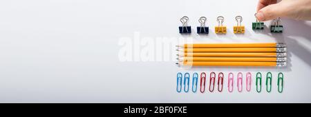 Perfectionniste avec OCD - trouble compulsif obsédant Banque D'Images