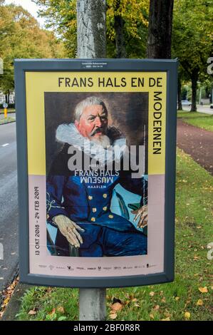 Centercom Billboard de l'exposition Frans Hals Museum à Amsterdam, Pays-Bas 2018 Banque D'Images