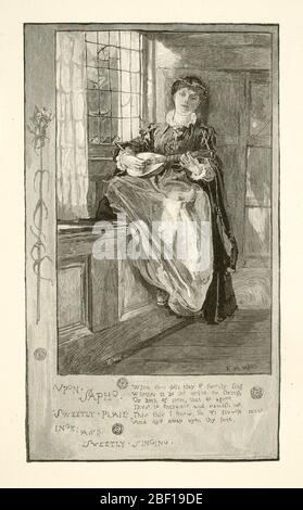 Sappho. Banque D'Images