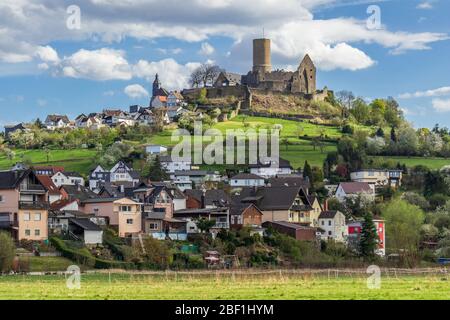 Château de Gleiberg à Wettenberg Krofdorf-Gleiberg, Hesse, Allemagne, Europe Banque D'Images