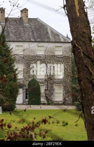 Hôtel cinq étoiles en Irlande du Nord, Newforge House, pendant le confinement du coronavirus en mars 2020. Banque D'Images