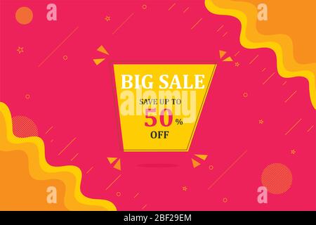 Étiquette de vente. Offre spéciale, grande vente, remise, meilleur prix, bannière méga-vente. Boutique ou achats en ligne. Autocollant, badge magasin de coupons Illustration vectorielle. Illustration de Vecteur