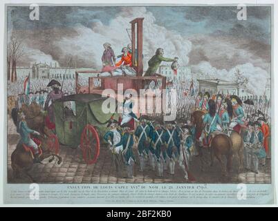 Exécution du roi Louis X. Banque D'Images