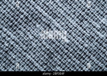 Texture macro tissu. Tissu tricoté gros plan. Fond tissé. Matériau de laine Banque D'Images