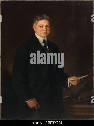 Herbert Hoover. Comité national des arts; don à Smithsonian 1923; transfert 1965 à NPG. Banque D'Images
