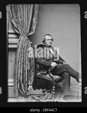 Andrew Johnson. Banque D'Images